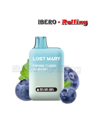 C.DESECHABLE LOST MARY 1000 ARANDANO AZUL 20MG - CAJA 10 UNI