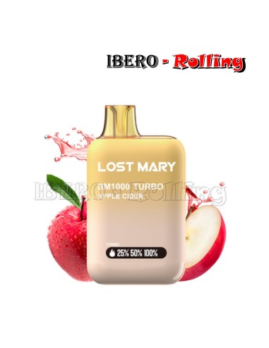 C.DESECHABLE LOST MARY 1000 APPLE CIDER 20MG - CAJA 10 UNI