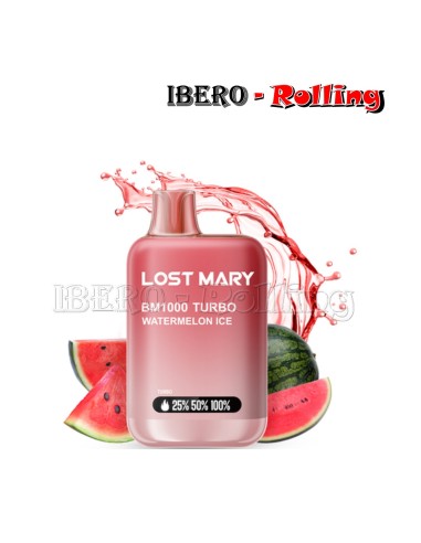 C.DESECHABLE LOST MARY 1000 WATERMELON 20MG - CAJA 10 UNI