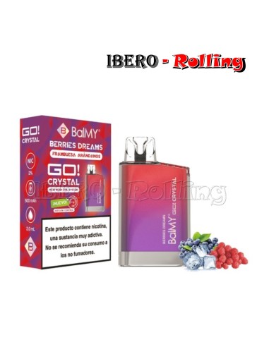 C.DESECHABLE BALMY GO BERRIES DREAMS 20MG - CAJA 10 UNI
