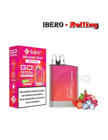 C.DESECHABLE BALMY GO FRESA PITAYA 20MG - CAJA 10 UNI