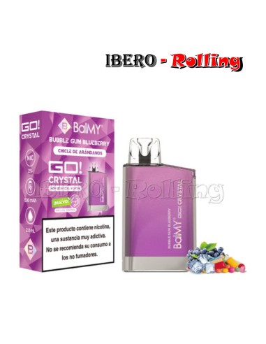C.DESECHABLE BALMY GO CHICLE ARANDANO 20MG - CAJA 10 UNI