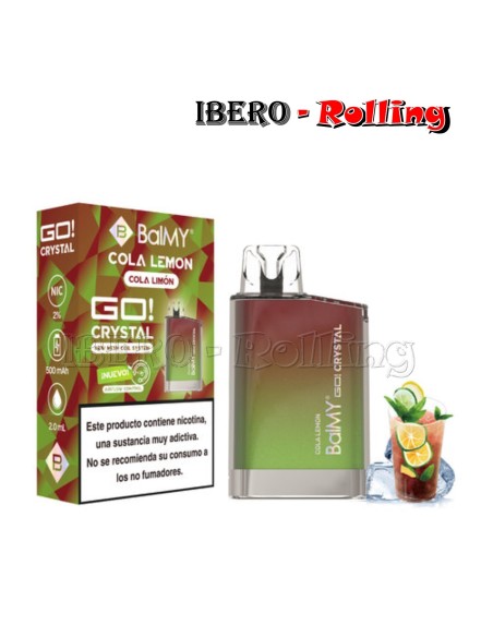 C.DESECHABLE BALMY GO COLA LIMON 20MG - CAJA 10 UNI