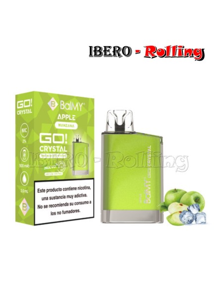C.DESECHABLE BALMY GO MANZANA 20MG - CAJA 10 UNI