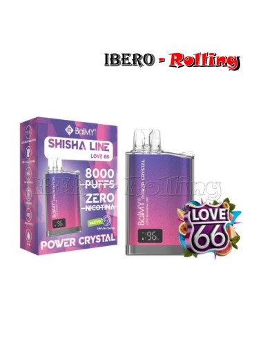 C.DESECHABLE BALMY GO LOVE 66 8000 0MG - CAJA 10 UNI