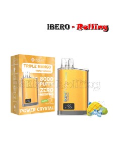 C.DESECHABLE BALMY GO TRIPLE MANGO 8000 0MG - CAJA 10 UNI