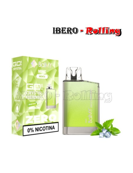 C.DESECHABLE BALMY GO CHICLE MENTA 0MG - CAJA 10 UNI