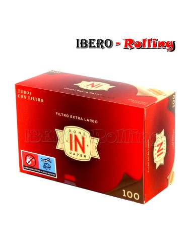 TUBOS IN ROJO LARGO 100 - CAJON 100 UNI