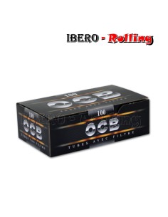 TUBOS OCB NEGRO 100 TUBOS - CAJON 100 UNI