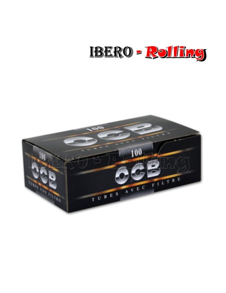 TUBOS OCB NEGRO 100 TUBOS - CAJON 100 UNI