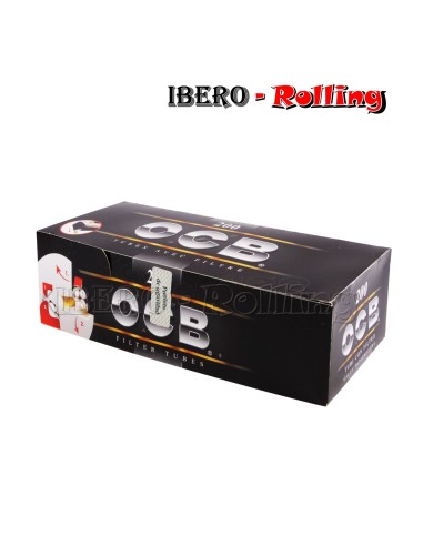TUBOS OCB NEGRO 200 TUBOS - CAJON 50 UNI