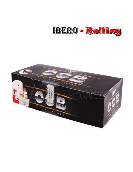 TUBOS OCB NEGRO 200 TUBOS - CAJON 50 UNI