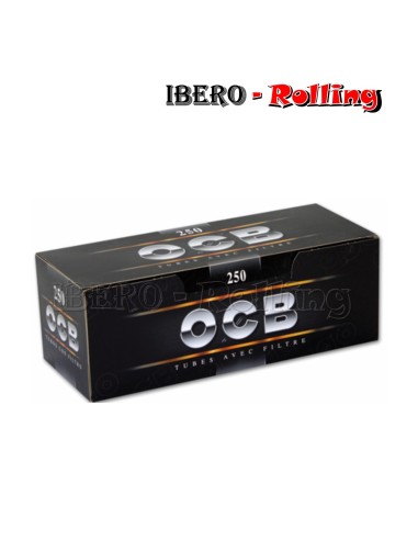 TUBOS OCB NEGRO 250 TUBOS - CAJON 40 UNI