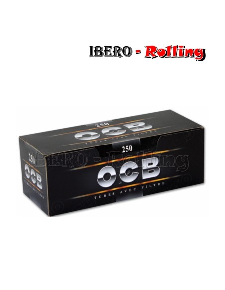 TUBOS OCB NEGRO 250 TUBOS - CAJON 40 UNI