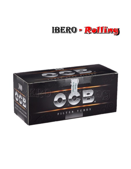 TUBOS OCB NEGRO 300 TUBOS - CAJON 40 UNI