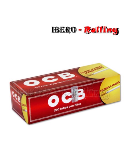 Tubos OCB Rojo Caja 200 Unidades