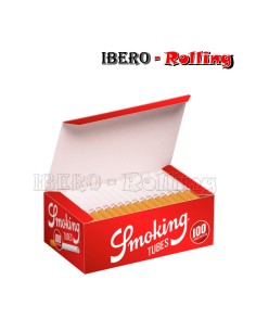 TUBOS SMOKING ROJO 100 TUBOS - CAJON 100 UNI