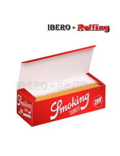 TUBOS SMOKING ROJO 200 TUBOS - CAJON 50 UNI