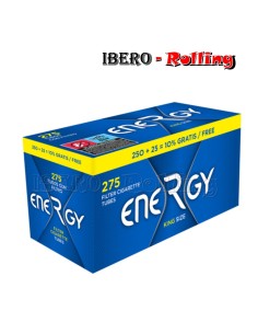 TUBOS ENERGY AZUL 275 TUBOS - CAJON 40 UNI