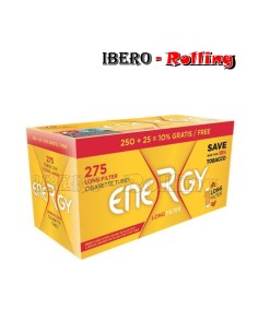 TUBOS ENERGY LARGO 275 TUBOS - CAJON 40 UNI