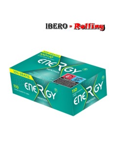 TUBOS ENERGY MENTOL 110 TUBOS - CAJON 100 UNI