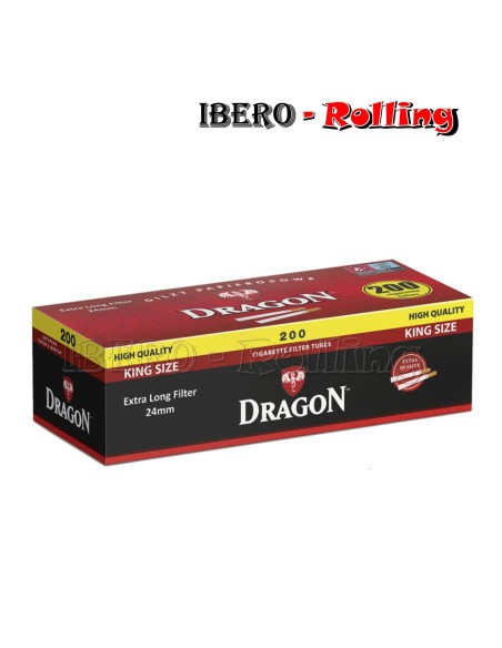 TUBOS DRAGON LARGO 200 TUBOS - CAJON 50 UNI
