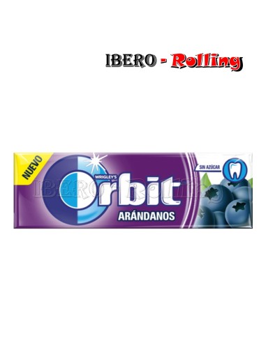 CHICLES ORBIT GRAGEA ARÁNDANOS - CAJA 30 UNI