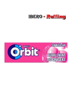 CHICLES ORBIT GRAGEA BUBBLEMINT - CAJA 30 UNI