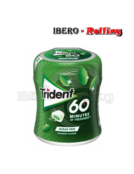 CHICLES TRIDENT 60 MINUTOS HIERBABUENA - CAJA 6 UNI