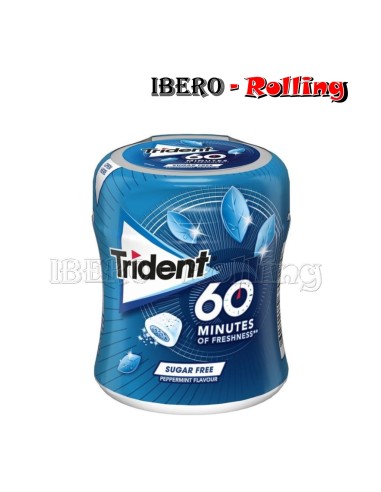 CHICLES TRIDENT 60 MINUTOS MENTA - CAJA 6 UNI
