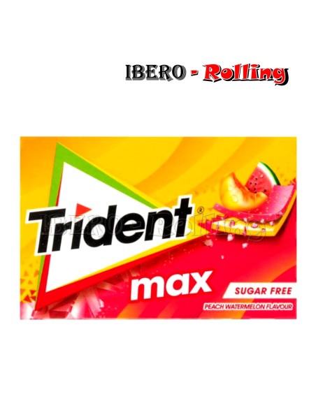 CHICLES TRIDENT MAX SANDIA-MELOCOTON - CAJA 12 UNI