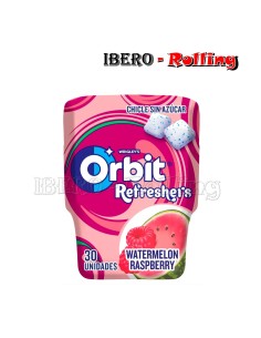 CHICLES ORBIT REFRESHERS SANDÍA- CAJA 6 UNI