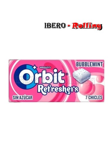 CHICLES ORBIT REFRESHERS BUBLEMINT - CAJA 16 UNI