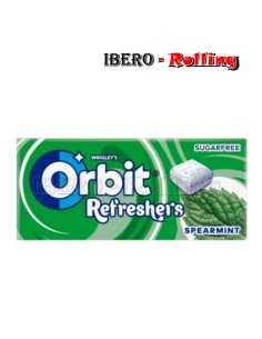 CHICLES ORBIT REFRESHERS HIERBABUENA - CAJA 16 UNI