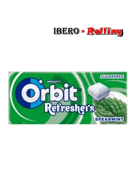 CHICLES ORBIT REFRESHERS HIERBABUENA - CAJA 16 UNI