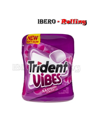 CHICLES TRIDENT BOX VIBES FRUTOS ROJOS - CAJA 6 UNI