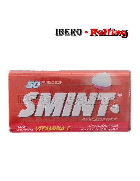 CARAMELOS SMINT TIN FRESA - CAJA 12 UNI