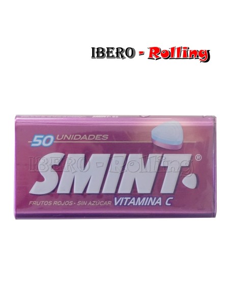 CARAMELOS SMINT TIN FRUTOS ROJOS - CAJA 12 UNI