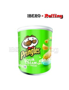 PATATAS PRINGLES CEBOLLA 40G - CAJA 12 UNI