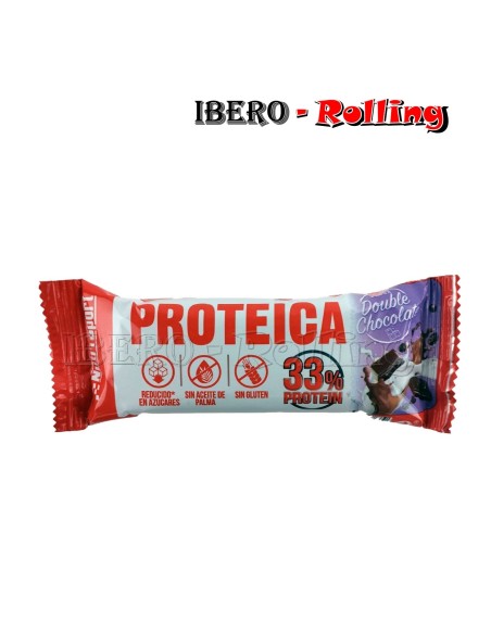 Barrita de proteinas Nutrisport Sabor a Doble Chocolate 44 Gr.