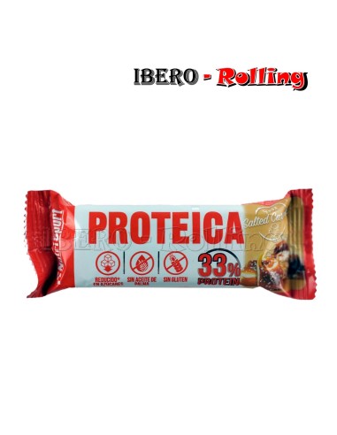 Barrita de proteinas Nutrisport Sabor a Caramelo Salado 44 Gr.