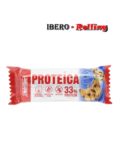 BARRITA PROTEINA NUTRISPORT COOKIES - CAJA 24 UNI
