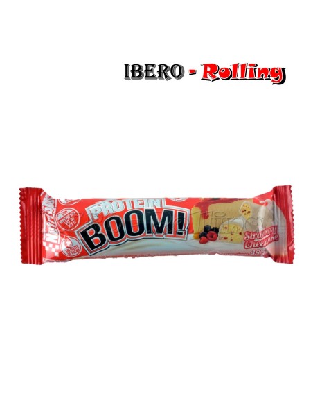 Barrita de proteinas Nutrisport Sabor a Fresa y Pastel de Queso 49 Gr.