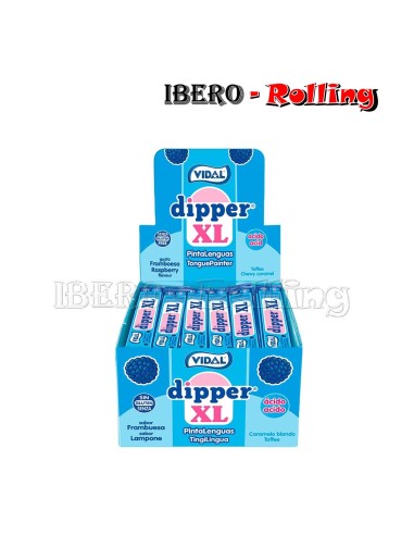 PINTALENGUAS DIPPER FRAMBUESA - CAJA 100 UNI