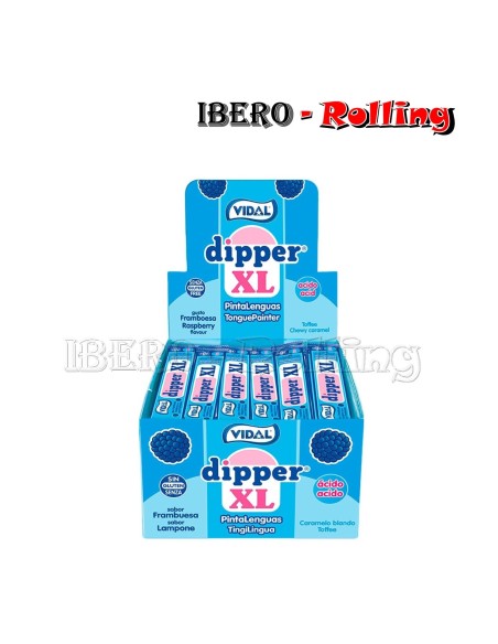 PINTALENGUAS DIPPER FRAMBUESA - CAJA 100 UNI
