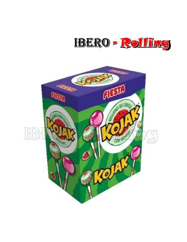 CHUPACHUPS KOJAK SANDÍA- CAJA 100 UNI