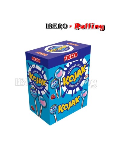 CHUPACHUPS KOJAK MORA- CAJA 100 UNI