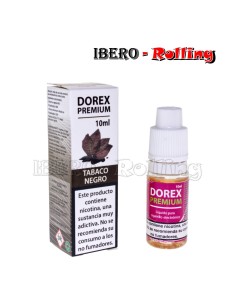 LIQUIDO DOREX TABACO NEGRO 0 MG - CAJA 12 UNI