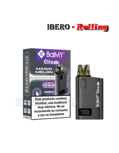 C.RECARGABLE BALMY ÉLITE CHICLE MELÓN 20MG - CAJA 10UNI
