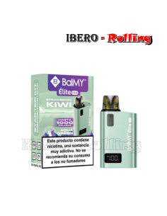 C.RECARGABLE BALMY ÉLITE FRESA KIWI 20MG - CAJA 10UNI